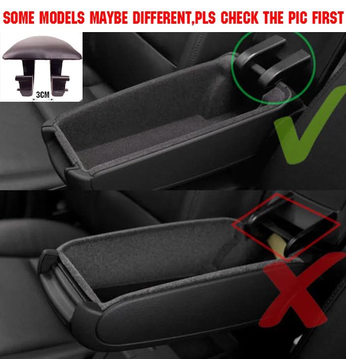 Couvercle de loquet d'accoudoir de voiture en cuir PU, pour siège Exeo, boîte de rangement de Consol