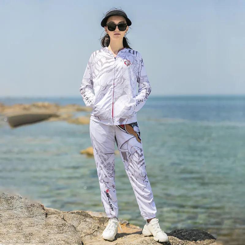 DIAOLIAN-Combinaisons de pêche anti-UV UPF50 +, protection solaire, maillot à séchage rapide, respir