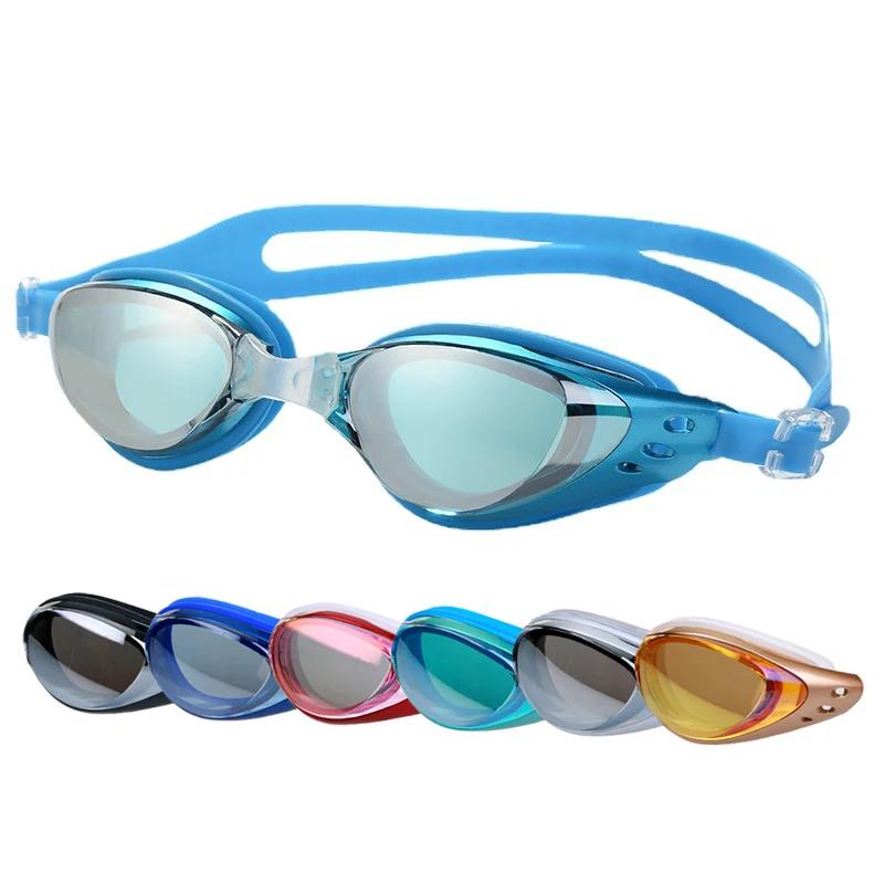 Placage myopie lunettes de natation professionnel étanche Anti-buée UV bouclier lunettes piscine Spo