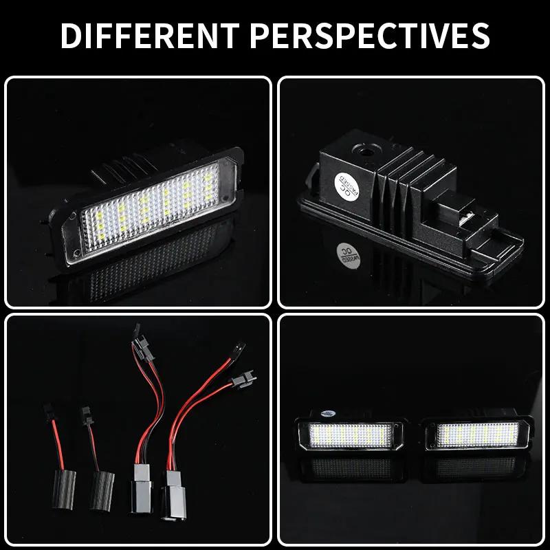 2 feux de plaque d'immatriculation LED Canbus blanc pour SEAT Altea 2007-2010 SEAT Leon 2006-2010 am