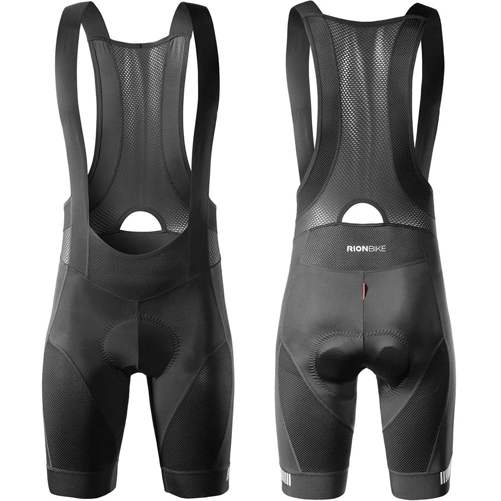 RION hommes cyclisme cuissard Bretelle collants vélo vélo vêtements pantalon Pad vtt Biker homme bre