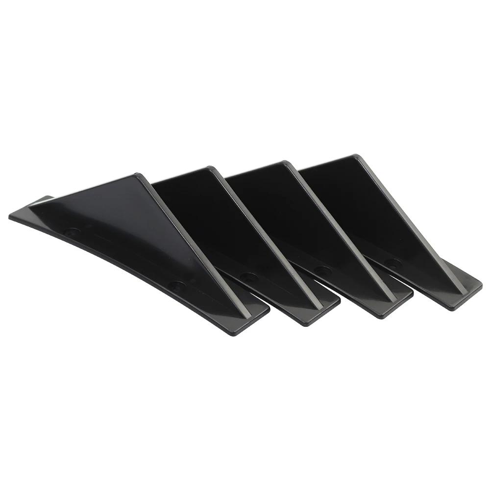 Kit de 4 pièces pour pare-chocs arrière de voiture, diffuseur arrière universel style aileron de req