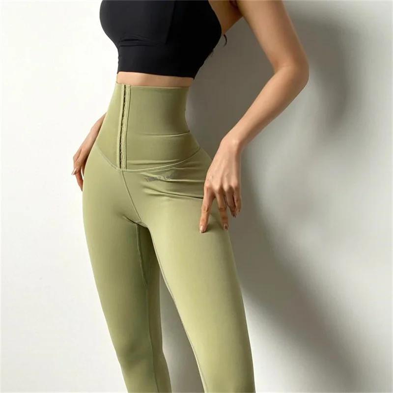 YIMRIZ-Legging de fitness taille haute, collants commandés, FjRunning, pantalon de yoga, entraînemen