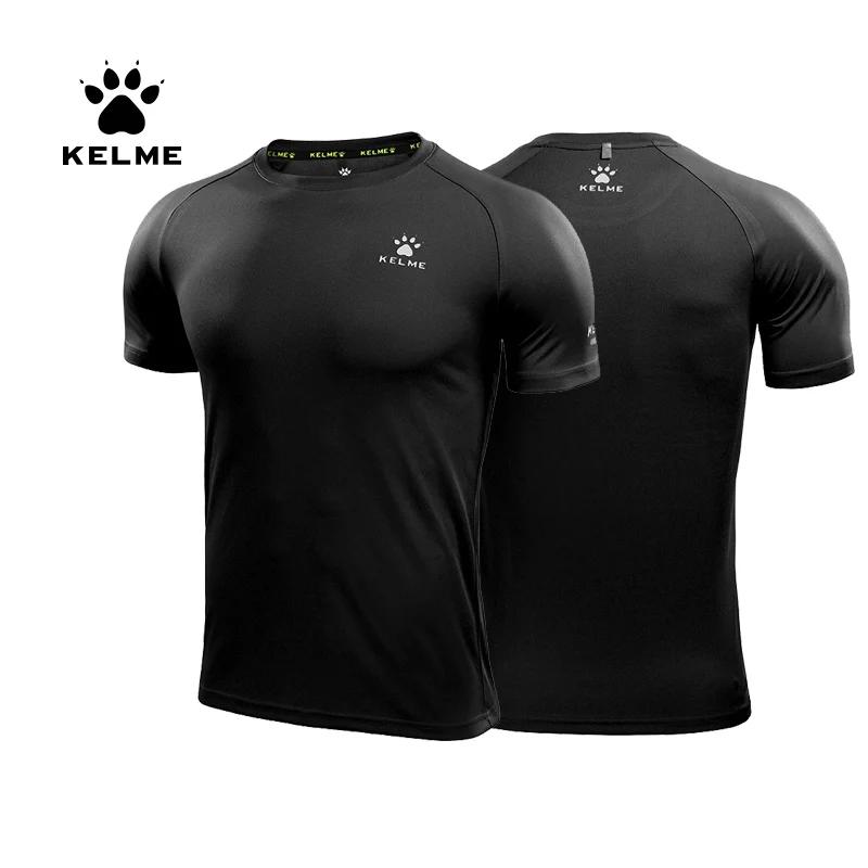 KELcloser-T-shirt de football à séchage rapide pour homme, basket-ball, course à pied, entraînement,