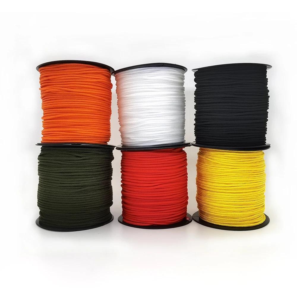 100M un support noyaux Paracord corde 2mm extérieur Polyester Parachute cordon Camping survie parapl