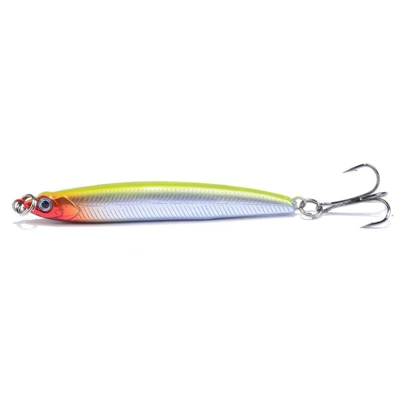 1 pièces haute qualité Thrill bâton leurre de pêche 7 cm 10g crayon coulant longue coulée alose vair