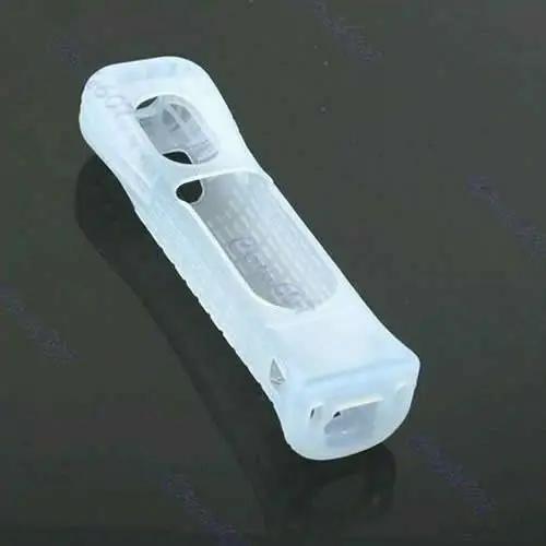 Coque de protection en silicone anti-chute pour manette Nintendo Wii, coque souple, peau blanche, Mo