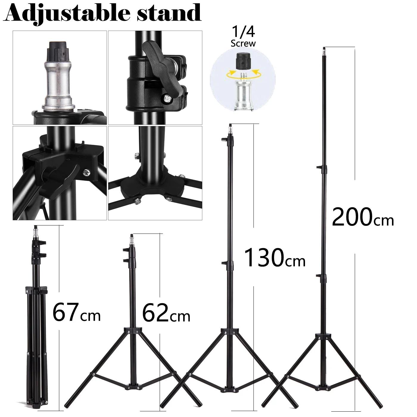 Équipement photographique Photo Studio photographie boîte souple Kit avec Triopode vidéo 50x70 cm bo