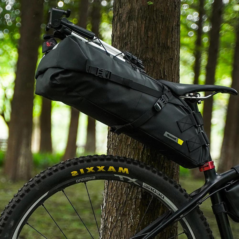 Rhinowheel – sac de vélo étanche 10L13L, sacoche de selle de vélo, sac arrière pliable pour vtt, cof
