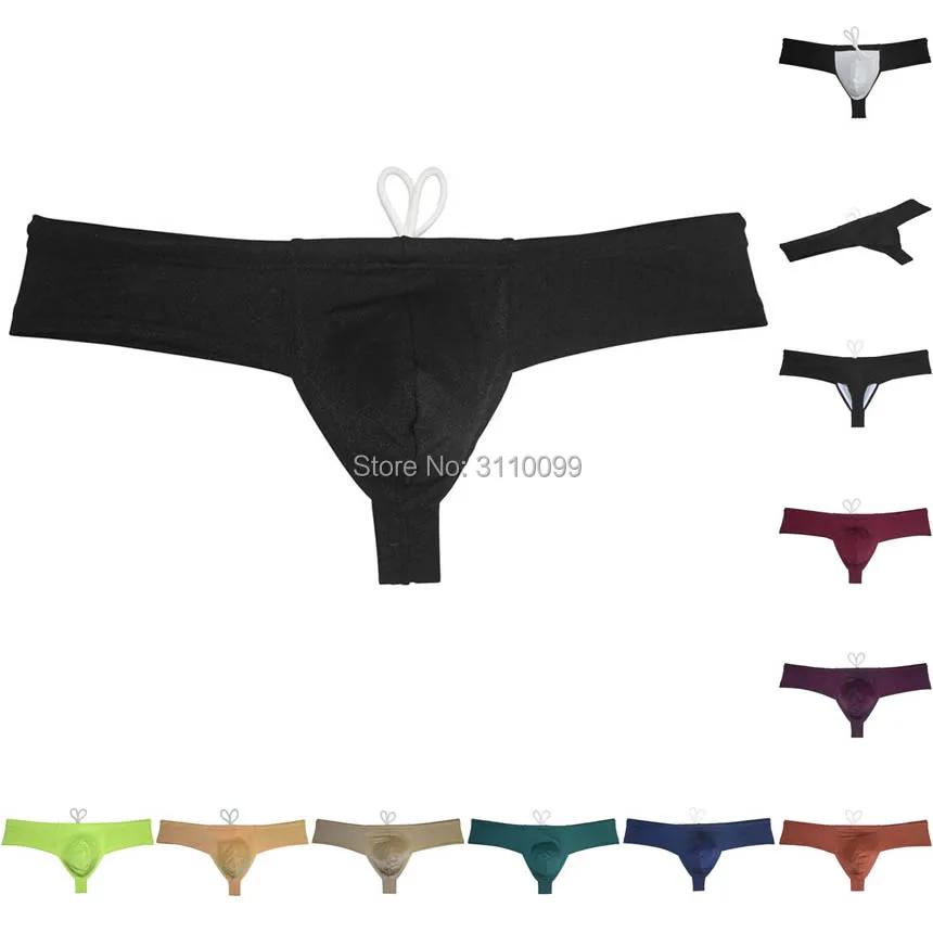 Pochette pour hommes renflement Bikini effronté maillots de bain slips maillot de bain sous-vêtement