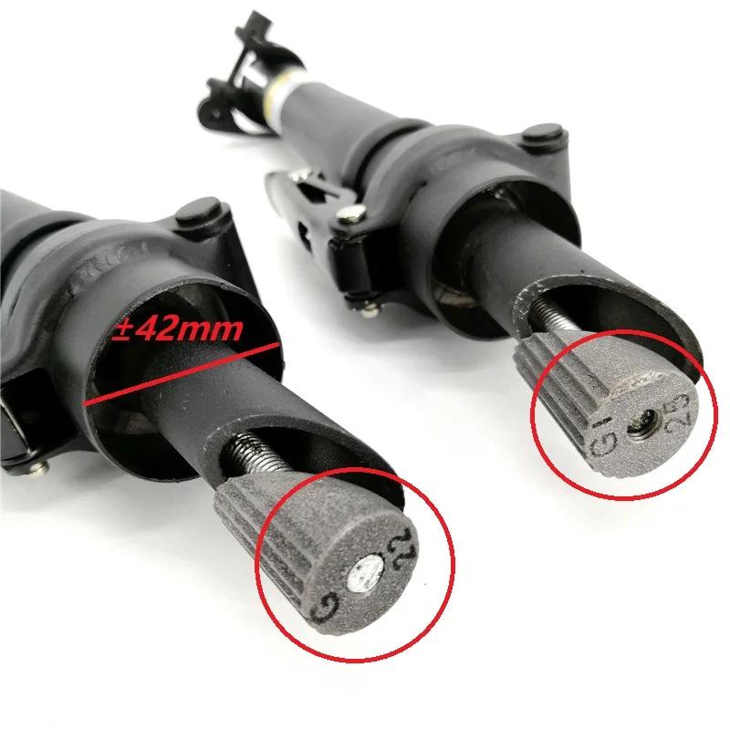 Tige de vélo électrique pliante à Double Section, partie de 22.2mm 25.4mm, fourche pliable à gauche,