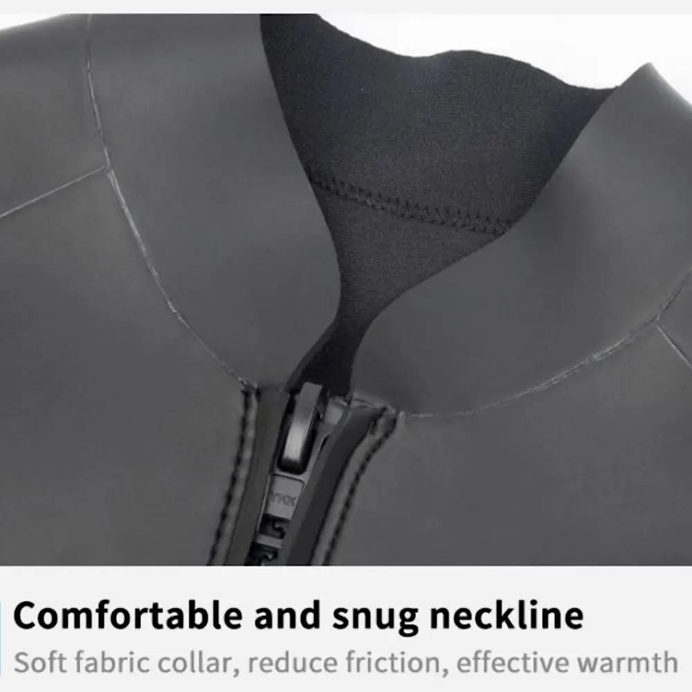 Combinaison de plongée en néoprène CR pour homme, maillot de bain à manches longues, veste de plongé
