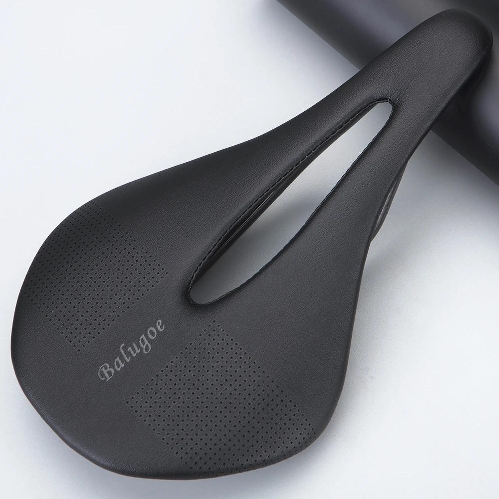 Le nouveau selle de vélo de route BALUGOE carbone + cuir selles de vélo vtt selle de course de VTT P