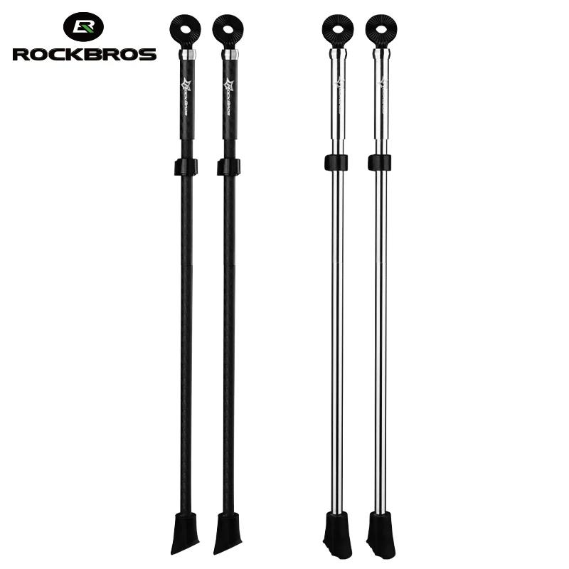 ROCKBROS-Support de stationnement antidérapant en carbone pour vélo, support de pied de vélo VTT, ac