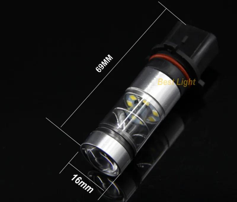 Ampoules LED au xénon blanc P13W Canbus sans erreur, 2 pièces, pour Audi A4 B8 NonFL (2008 – 2015),