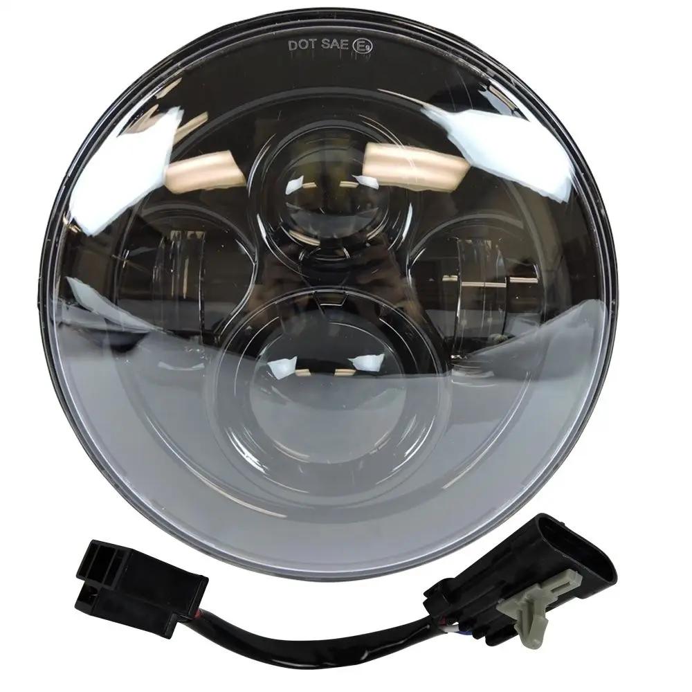 Pour Harley 7 "projecteur Led Moto phare + 4 1/2 antibrouillard feux de croisement pour Touring Elec