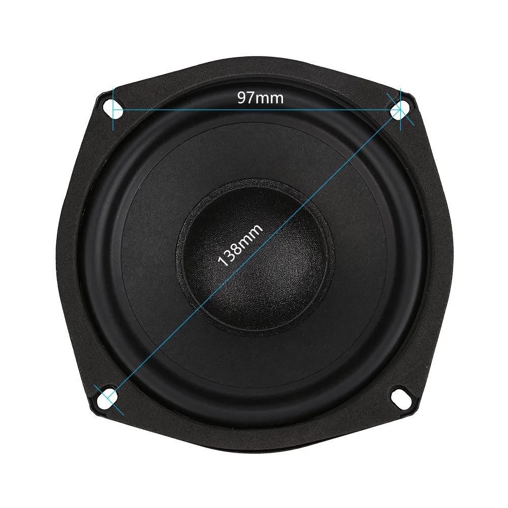 AIYIMA 1PC Haut-parleur Subwoofer 5,25 pouces, Driver Sonore 4/8 Ohm 120W, Colonne de Son, Home Ciné