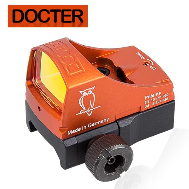DOCTER chasse tactique réflexe point rouge vue optique avec 20mm montage Airsoft pistolet Glock port