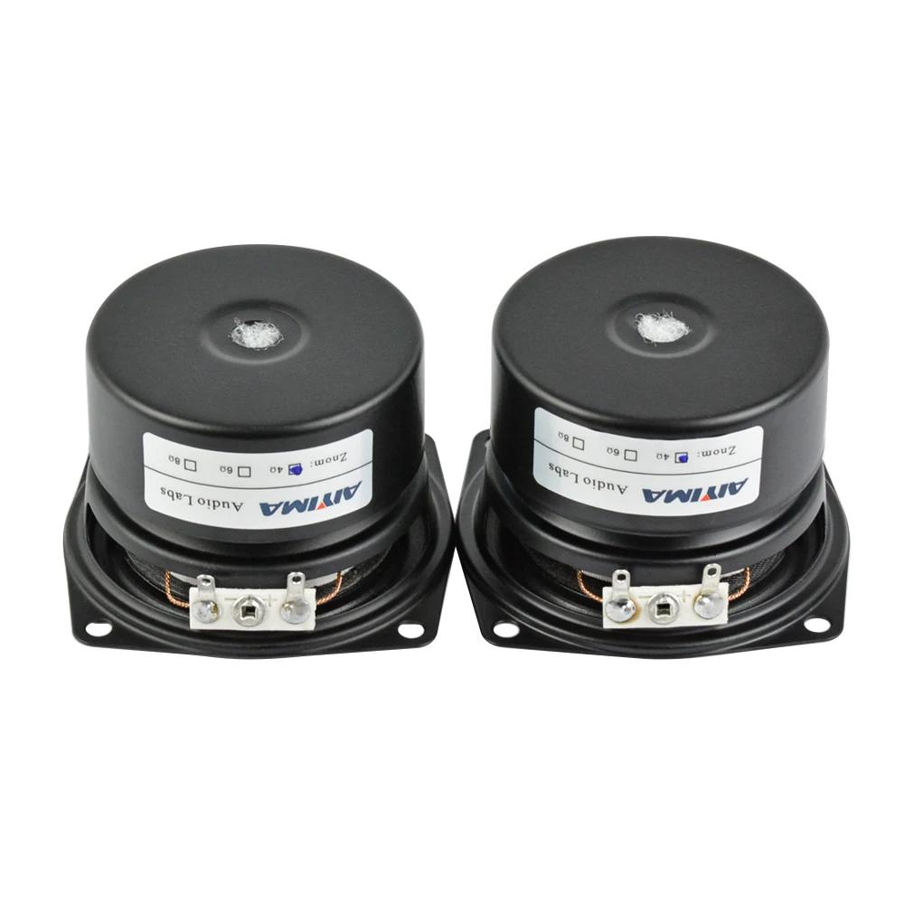 AIYIMA 2 pièces 2.5 pouces Audio gamme complète haut-parleur 4 8 Ohm HIFI Home cinéma 8-15W musique