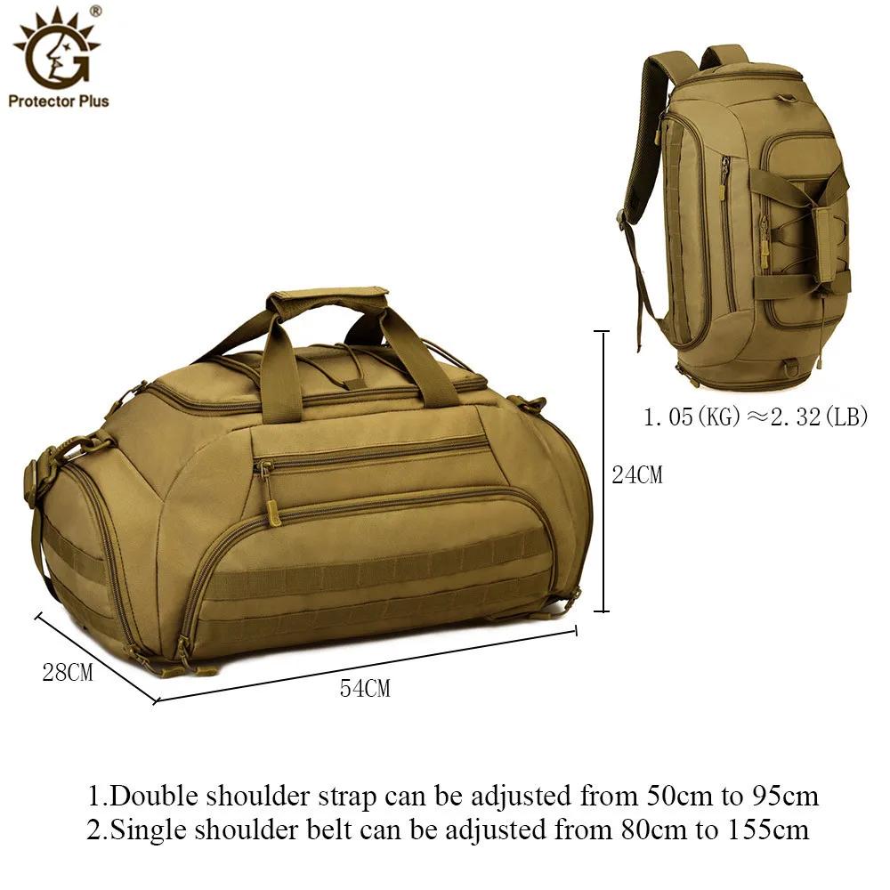 Sacs de voyage vintage pour hommes, sac à dos de grande capacité, sac à main à bagages multifonction