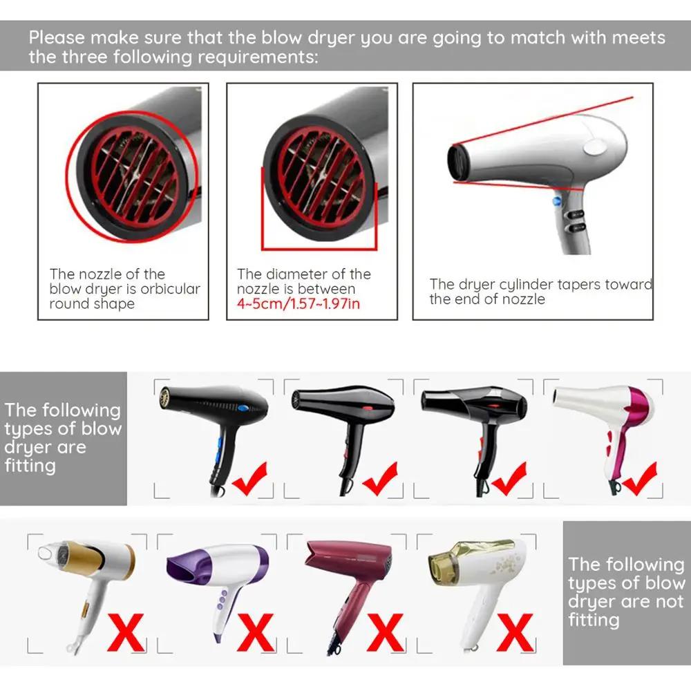 Segbeauty-Diffuseur amélioré pour sèche-cheveux, sèche-cheveux à coupe ondulée bouclée, diffuseur sa