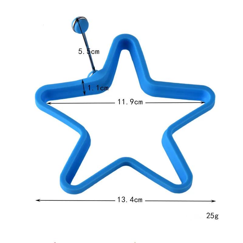 Machine à crêpes en Silicone, 5 Styles, moule à œufs frits, formes antiadhésives, opération Simple,