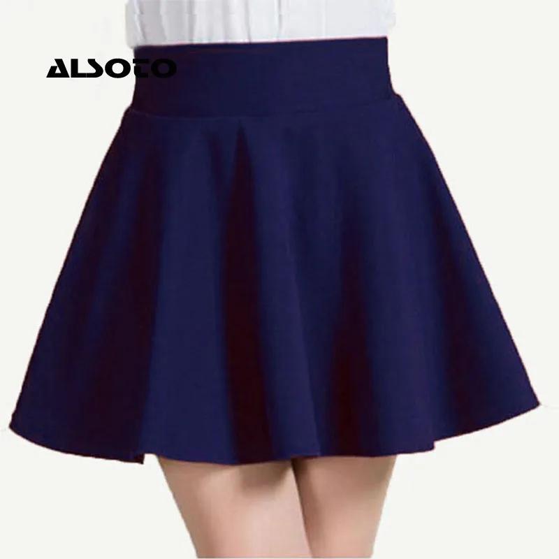 ALSOTO 2024 hiver et été Style marque femmes jupe élastique Faldas dames jupe Midi Sexy fille Mini j