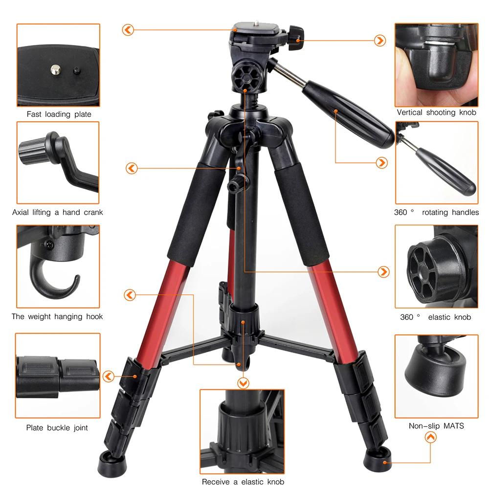 ZOMEI-Trépied de voyage portable professionnel Q111, trépied d'appareil photo en alliage d'aluminium