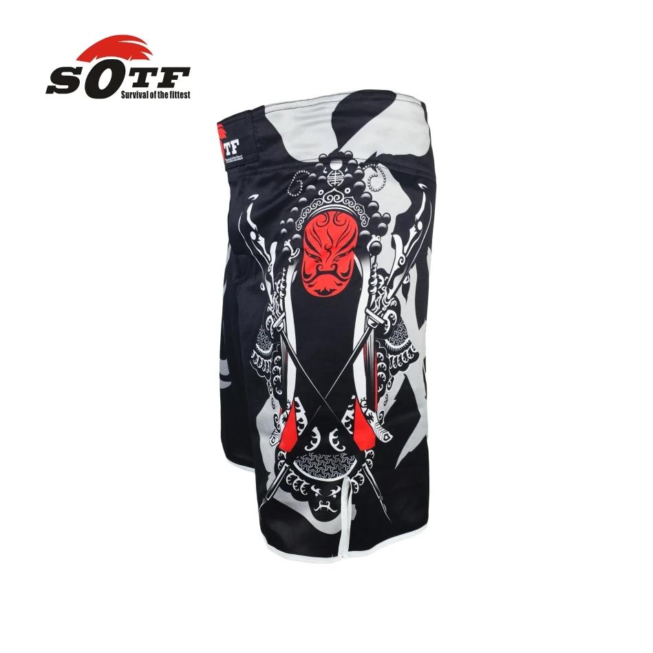 SOTF mma shorts boxe muay thai maillot de boxe tigre muay thai kickboxing vêtements de combat guan y