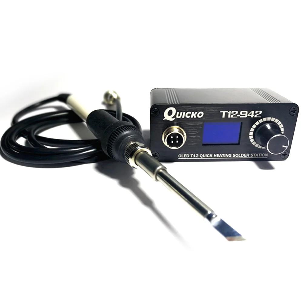 T12-942 OLED MINI station de soudage fer à souder électronique numérique Version cc Portable sans al