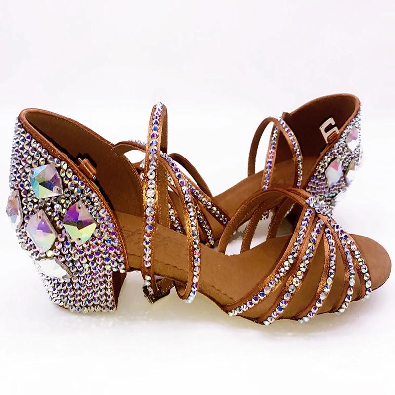 Baskets BD 311 filles chaussures de danse latine fond souple adulte SALSA diamant perceuse salle de