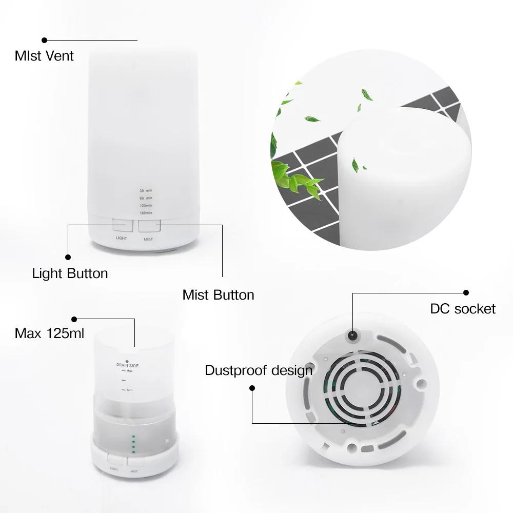 Humidificateur USB diffuseur d'arômes, huile essentielle, supporter ficateur d'air, lampe d'aromathé