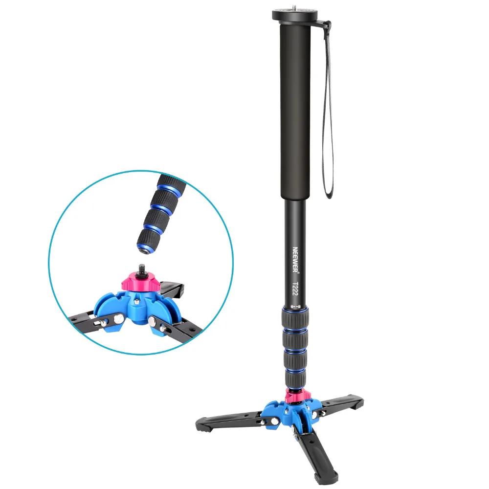 Neewer-Monopode d'appareil photo extensible, base de support de trépied pliable, alliage d'aluminium