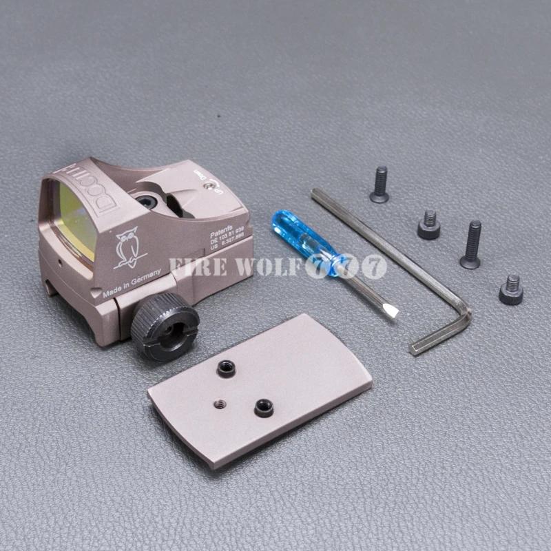DOCTER chasse tactique réflexe point rouge vue optique avec 20mm montage Airsoft pistolet Glock port