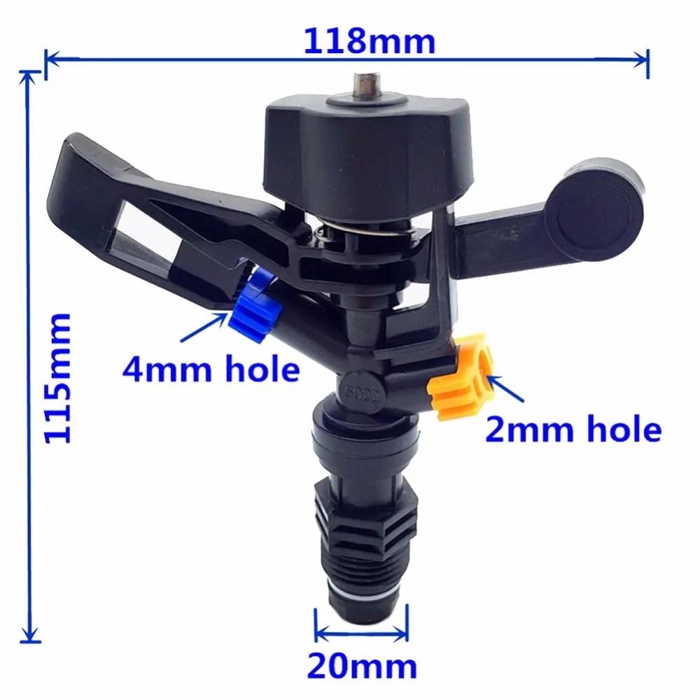 Système d'irrigation par arroseur de jardin à bascule, 20 pièces, Interface G1/2 ''pour plantes agri