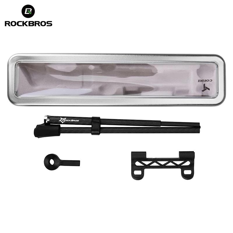 ROCKBROS-Support de stationnement antidérapant en carbone pour vélo, support de pied de vélo VTT, ac