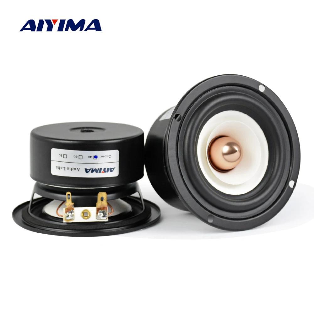 AIYIMA 2 pièces, haut-parleurs pleine gamme de 3 pouces, 4 8 ohms, 15 W, haut-parleur de basse et de