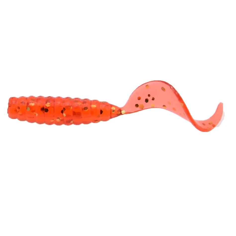 20 ou 30 pièces de leurres souples en silicone de 4 cm et 6 cm pour la pêche, leurres en forme de la