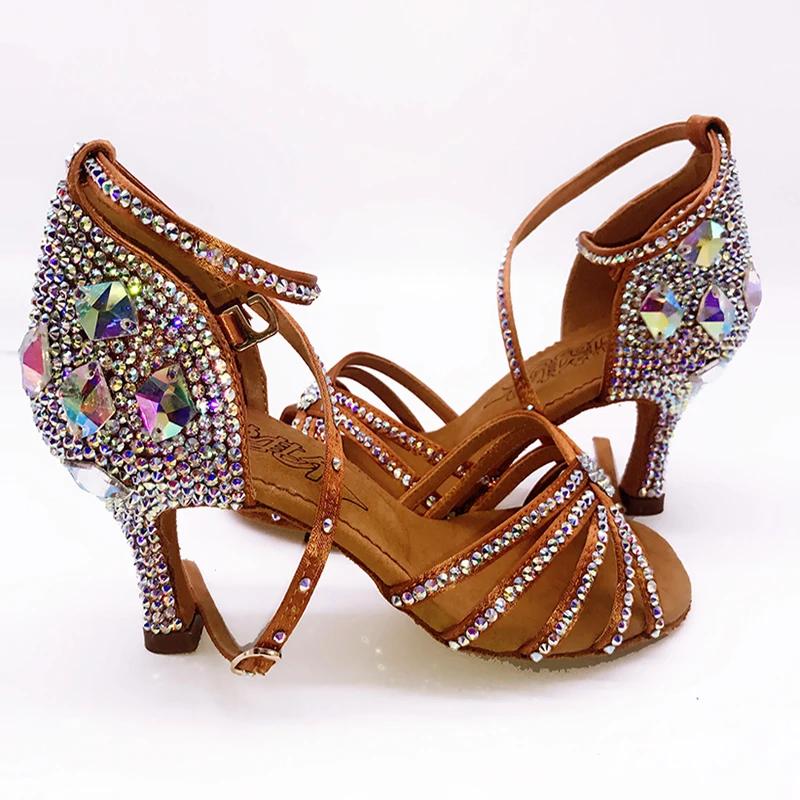 Baskets BD 311 filles chaussures de danse latine fond souple adulte SALSA diamant perceuse salle de