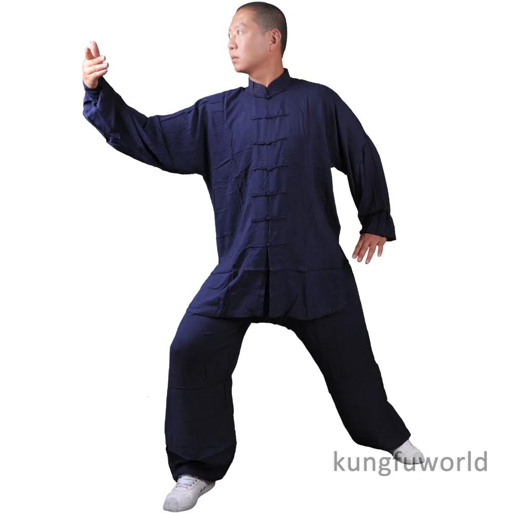 Costume d'été en coton pour Tai chi et arts martiaux traditionnels chinois confortable
