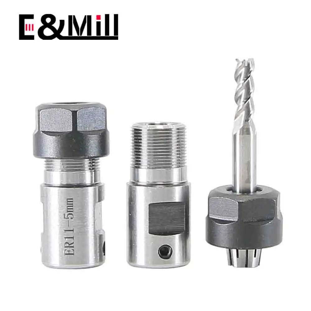 Bricolage ER11 ER16 ER20 ER25 3 3.175 4 5 6 6.35 7 8 10 12 14 Mm 16mm porte-outil de broche de moteu