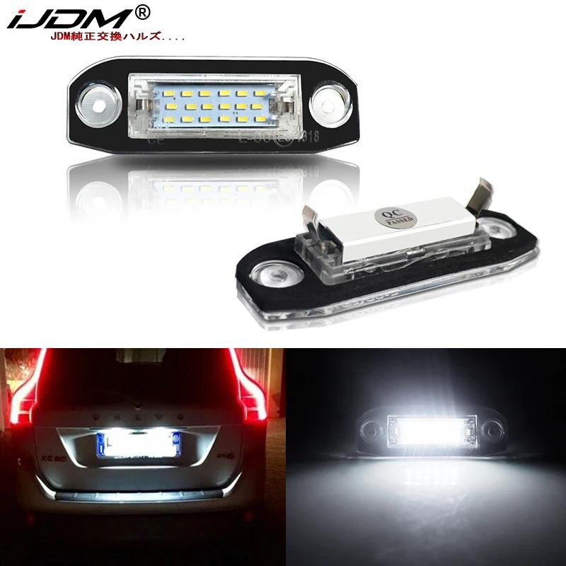 IJDM – lumière de plaque d'immatriculation LED Canbus, 2 pièces, pour Volvo S80 XC90 S40 V60 XC60 S6