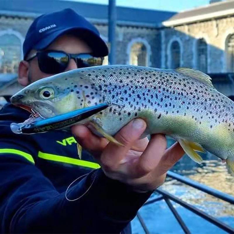 LEYDUN artiste FR Silence coulant méné leurres de pêche 80mm 105mm Jerkbaits bonne Action Wobblers h