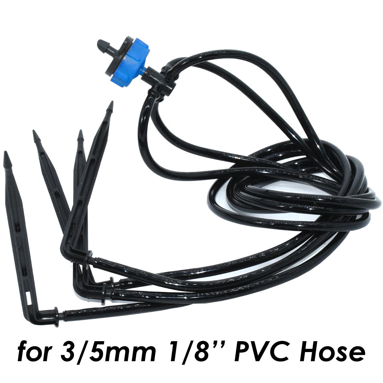 SPRYCLE-Micro système d'irrigation goutte-à-goutte avec connecteur 2 voies, tuyau en PVC, tube 140 e
