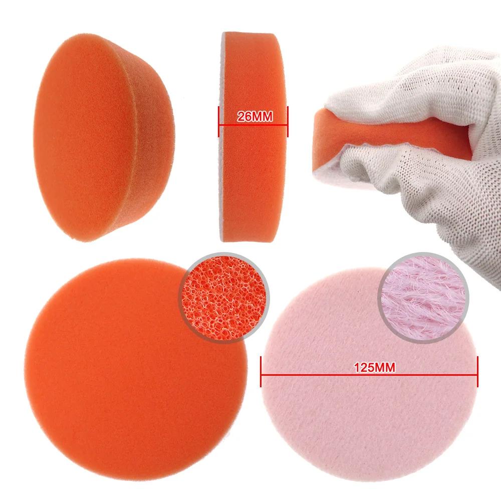 Kit de tampons de polissage de planche, plaque de support composée de tampons éponge, tampon de coup