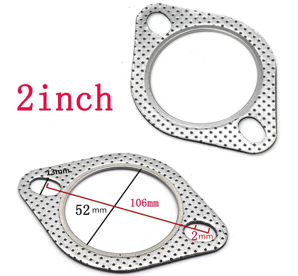 Joint haute température pour voiture, turbo, en-tête vers le bas, tuyau de décharge, colle, 2 boulon