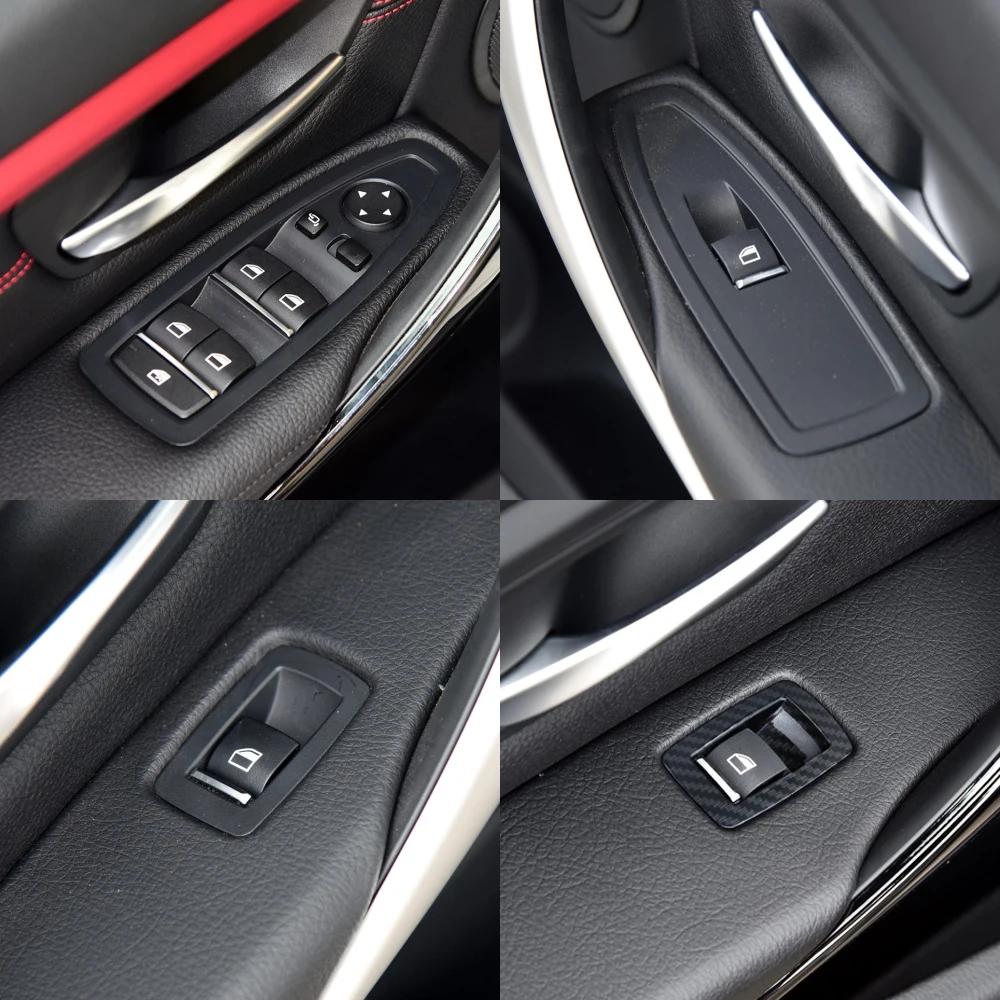 Garniture de couvercle de commutateur de lève-vitre de porte intérieure de voiture LHD RHD, pour BMW