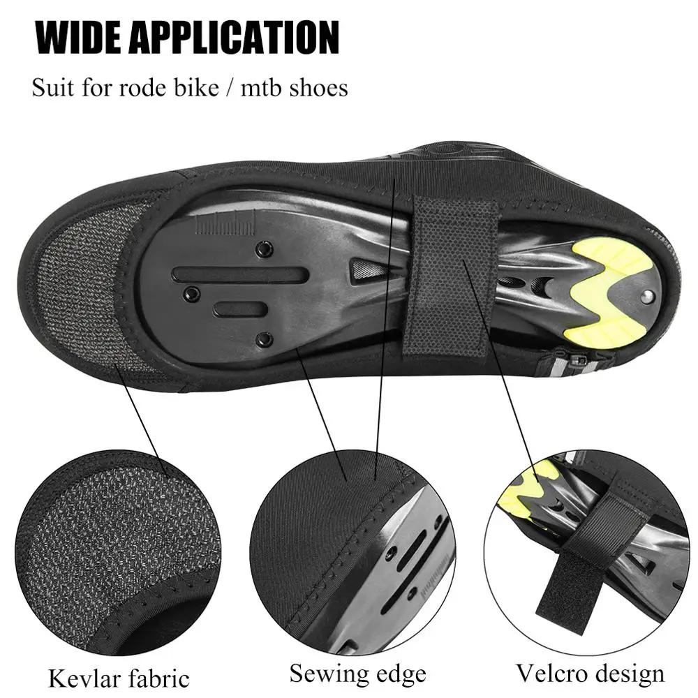 ROCKBROS hiver cyclisme couvre-chaussures vtt plus chaud couvre-chaussures vélo chaussures couvre ré