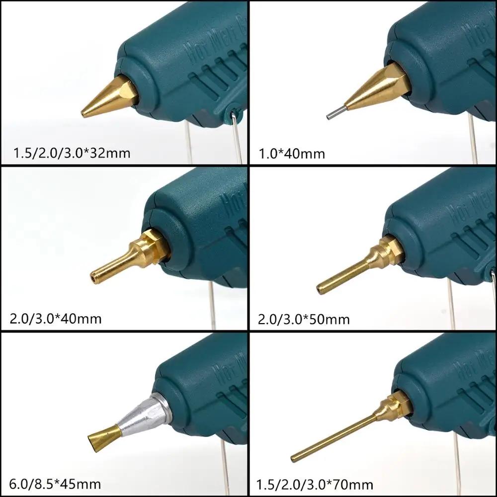 Pistolet à colle thermofusible simple, ensemble d'emballage-8, KIT d'outils 15 en 1, pistolet en Sil