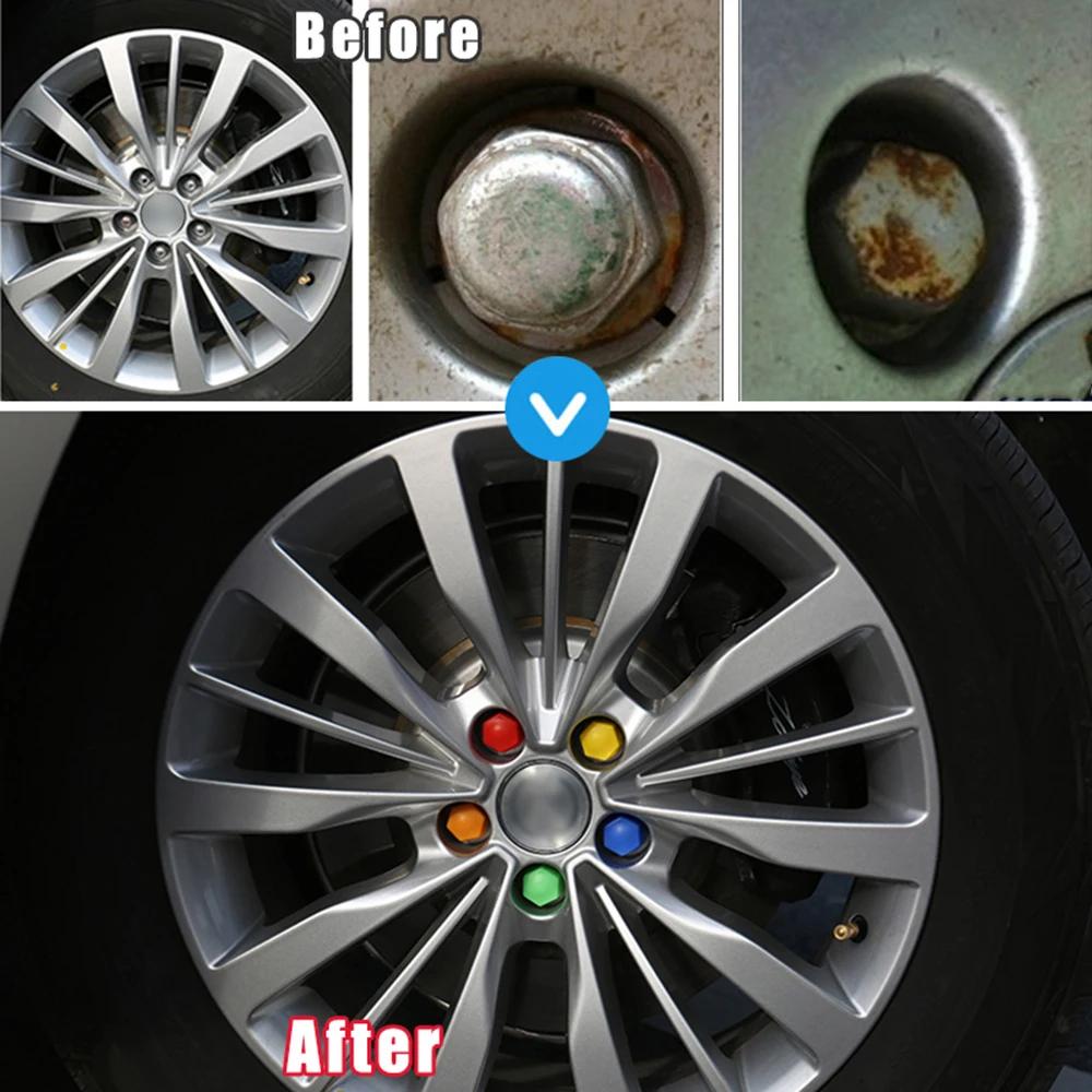 Bouchons en plastique, écrous de roue en alliage, couvercle de tête de boulon, moyeu de roue automob